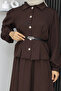 Belt Detailed Skirt Suit with Pencil Skirt - 2