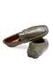Green Color Laceless Genuine Leather Men's Shoes - 2