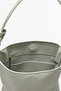 Napa deri mini bucket çanta - 4