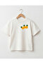 Set of 2 Oversize T-Shirts with Fruit Print on Front and Back, Cotton Comfortable Fit (Pineapple & Strawberry) - 8