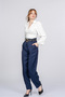 Women's Summer Laci Rosaria Balloon Form Narrow Leg Fabric Trousers Stylish Daily Comfortable 30383 - 3