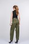 Women's Summer Khaki Rosaria Balloon Form Narrow Leg Fabric Trousers Stylish Daily Comfortable 30383 - 5