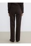 Lcw Jeans Brown High Waist Straight Fit Women's Jean Trousers - 4