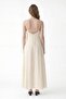 Yellow Modal Blend Striped Women's Dress - 5