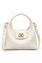 Cream Women's Elegant Buckle Shoulder Bag – Casual & Stylish Use