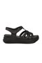 Black Soft Sole Women's Heeled Sandals 492113 Z - 3