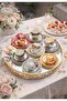ESTERHOMEDECOR Hand-Painted Porcelain Coffee Cup Set for 6 People - 2