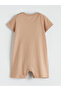 Lcw Baby Brown Printed and Striped Baby Boy Jumpsuit 2-Pack - 5