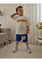 Garfield Printed Boys' Shorts T-Shirt Set Cotton Oversize Summer Bottom Top Casual Set - 2