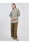 Single Pocket Cotton Linen Tunic Khaki - 2