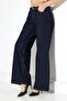 Women's Dark Blue Palazzo Jeans - 6