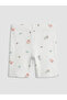 Blue Floral Patterned Baby Girl Suit - 8