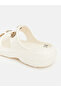 Women's Slippers with Double Straps and Accessories (S6) - 5