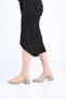 Stapled Neolite Sole Pointed Toe Genuine Leather Thick Heeled Shoes 339-330 Women's Shoes - 4