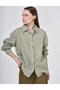Single Pocket Cotton Linen Tunic Khaki