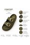 Women's Casual Double Buckle Lightweight Orthopedic Stylish Comfortable Slippers - 5