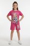 Pink Sweet Letter Printed Character Printed Girls' Shorts Set of 2 23993 - 2