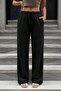 Modal Touch Ultra Soft Fabric Wide Leg High Waist Sweatpants Rf0675 - 2