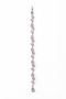 Elegant Branch Design Silver Tone Bracelet with Pink Stone Detail – Stylish & Sparkling Women's Accessory - 4