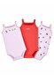 3-Piece Baby Girl Floral Summer Bodysuit Set