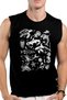 Life in the Sea Black Cut Sleeve |   Sleeveless Men's Tshirt |   Athlete