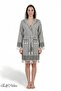 Hooded Unisex Peshtemal Bathrobe Beach Sea Bath Beachside - 2