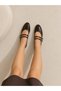 Noir Double Buckle Patent Leather Ballerina Women's Shoes – Mary Jane