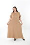 Xlmodam Women's Stone-Embellished Lycra Plus Size Dress - 3