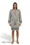 Hooded Unisex Peshtemal Bathrobe Beach Sea Bath Beachside - 5