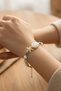 Pearl and Star Evil Eye Women's Bracelet - 2