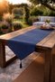 Indigo Color Duck Linen Decorative Runner 40 X 140 cm