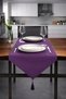 Purple Color Duck Linen Decorative Runner 40 X 140 cm - 3