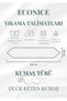 Khaki Color Duck Linen Decorative Runner 40 X 140 cm - 4
