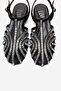 Lavina Black Suede Stone Women's Sandals - 2