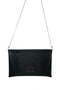Maori Black Print Patent Leather Women's Clutch Bag - 7
