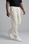 Men's Baggy Rope Patterned Elastic Waist Linen Pants K2055Kp - 4