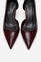 Arel Burgundy Print Women's Heeled Shoes - 2