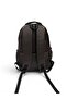 Leather Fabric Multi-Pocket Unisex Backpack with Adjustable Shoulder Straps, School, Travel Bag - 5