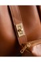 Women's Shoulder Bag with Wallet and Buckle Detail - 3