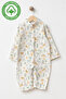 Gots Certified Fabric 100% Cotton Muslin Unisex Baby Romper 3-6-9-12 Months Naturally Breathable