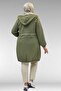 43032 Large Size Linen Cap with Piping Detail - Khaki - 6