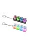 1 Piece Stress Relief Click Keyboard Keychain with Sound and Light Mixed - 6