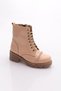 Md109-22K Women's Silver Stone Banded Thick Sole Boots - 5