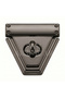 Triangle Bag Lock Black Nickel Color 2 Pieces