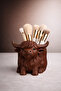 Cute Ox Pen Holder – 3D Printed Decorative Desk Organizer 12cm Height X 13cm Width - 2
