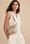 Traditional Model Women's Shoulder Bag with Knitting Details