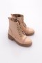 Md109-22K Women's Silver Stone Banded Thick Sole Boots - 2
