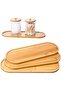 Bamboo Oval Presentation Plate Small Size – 16X35 cm - 3