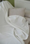 Square Textured Cotton Single Pique Bed Sofa Cover 150X220 cm Stylish and Breathable Comfort, Air-Conditioned - 2