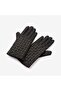 Patterned Black Women's Gloves 14823